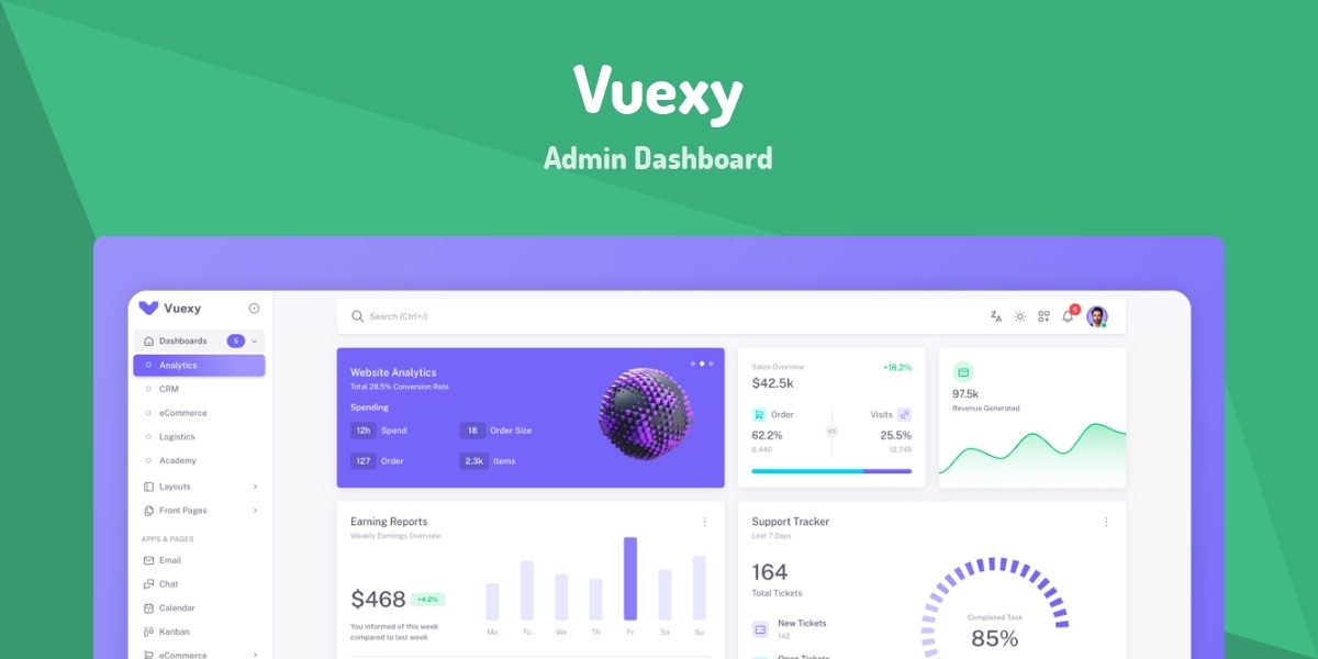 Vuexy - Admin Dashboard - Made with Vue.js